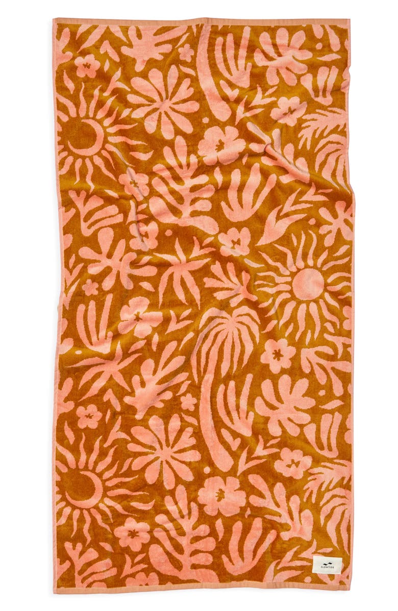 Slowtide Sunny Beach Towel, Main, color, Retro