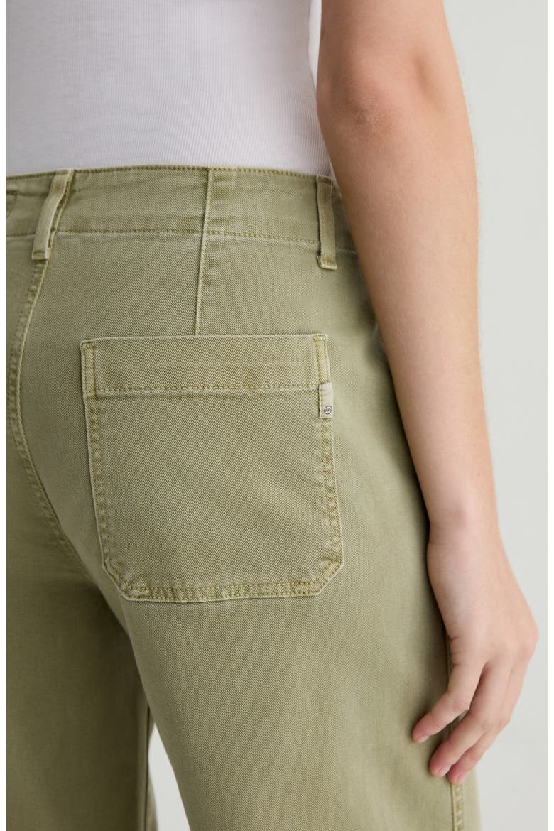Natasha High Waist Flare Ankle Pants, Alternate, color, SULFUR BASIL