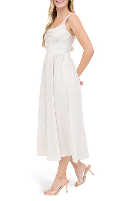 BLU PEPPER BLU PEPPER SLEEVELESS MIDI DRESS