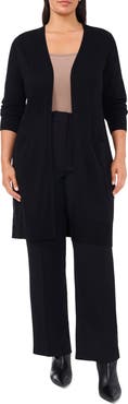 Halogen® Open Front Longline Cardigan