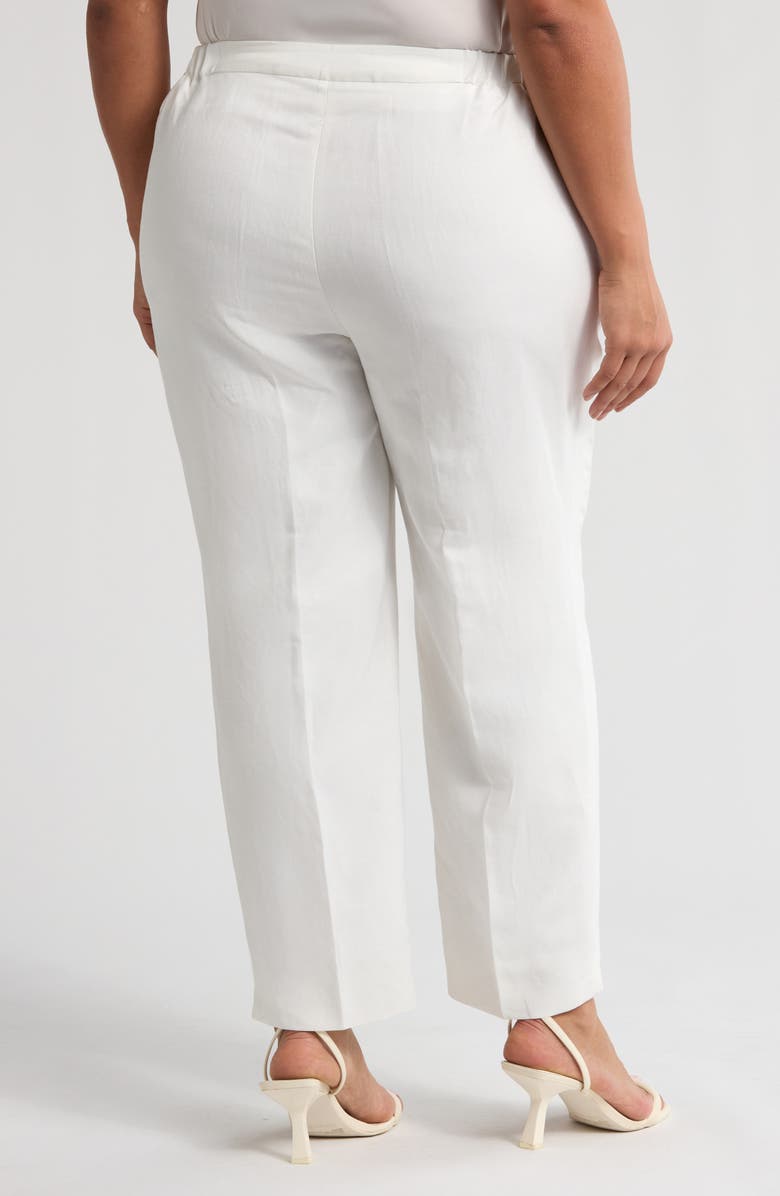 KASPER Linen Blend Pull-On Pants, Alternate, color,