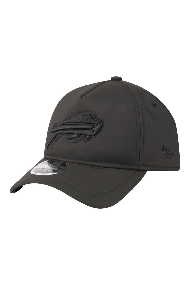 Men's New Era  Black Buffalo Bills Apex 9FORTY Adjustable Hat, Main, color, Black
