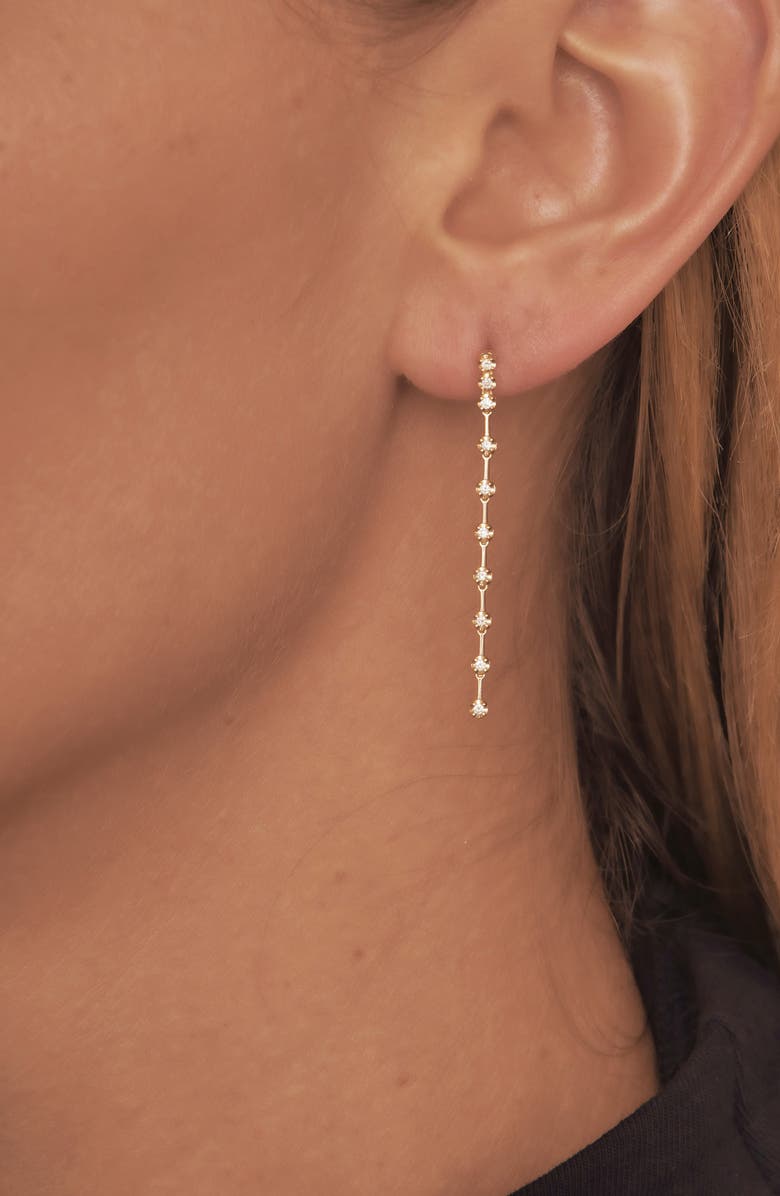 Bony Levy Stiletto Diamond Linear Earrings, Alternate, color, 