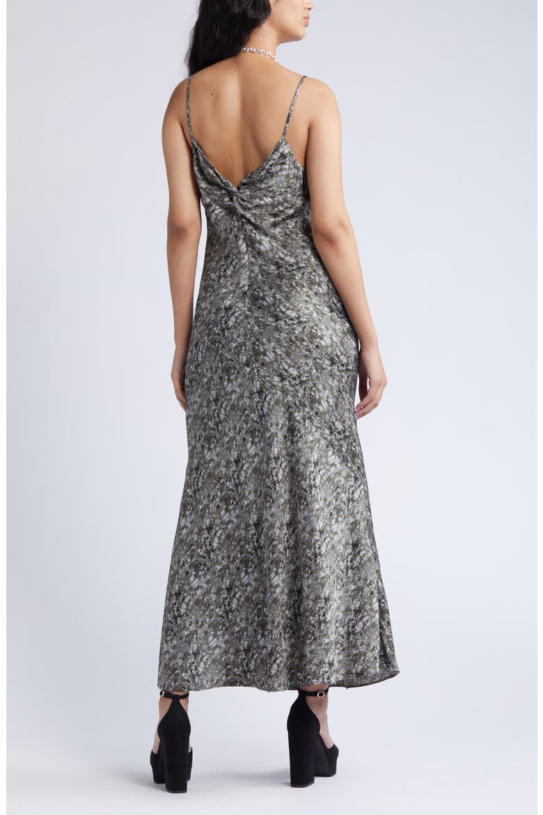 Satin Slipdress, Alternate, color, BLACK OLIVE ACRYLIC TEXTURE