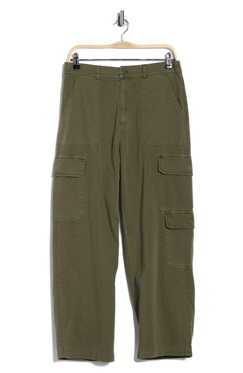 Lucky Brand Twill Cargo Pants, Alternate, color, Dusty Olive