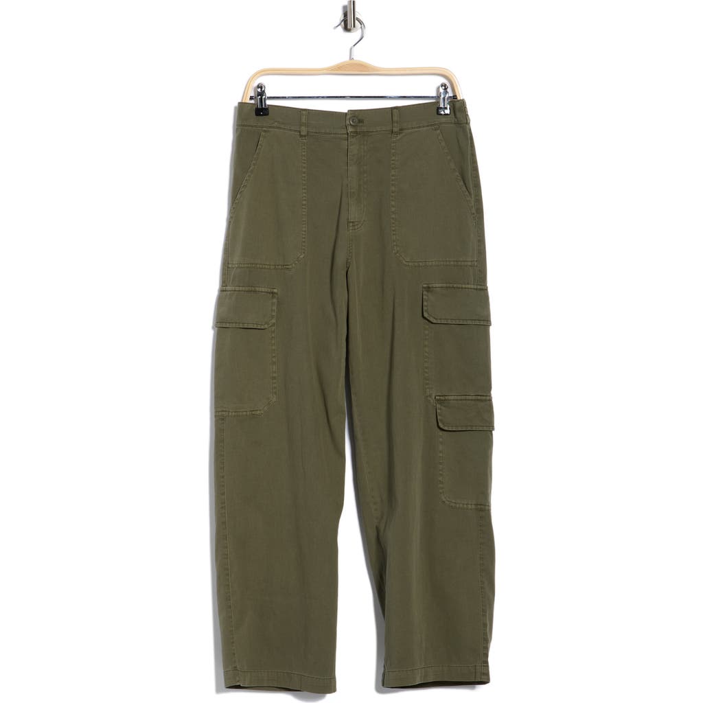 Lucky Brand Twill Cargo Pants In Green