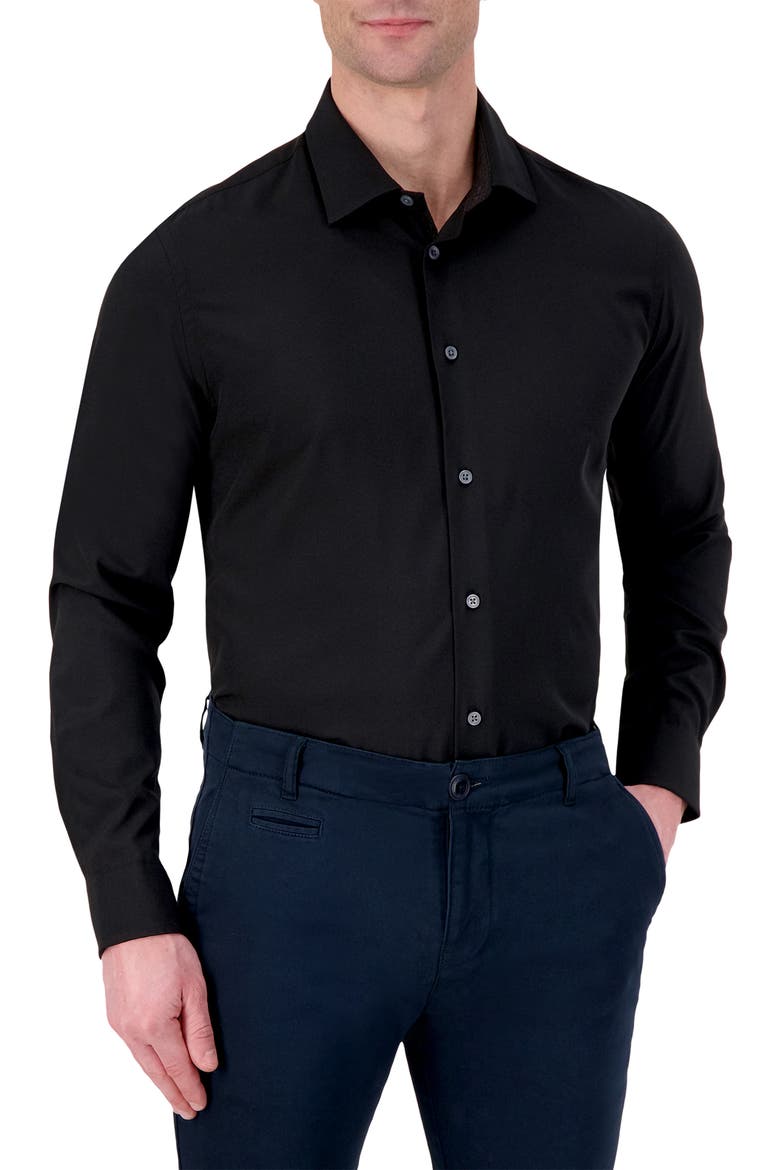 mens dress shirts black Black Signature Dress Shirt 16 / 38/39