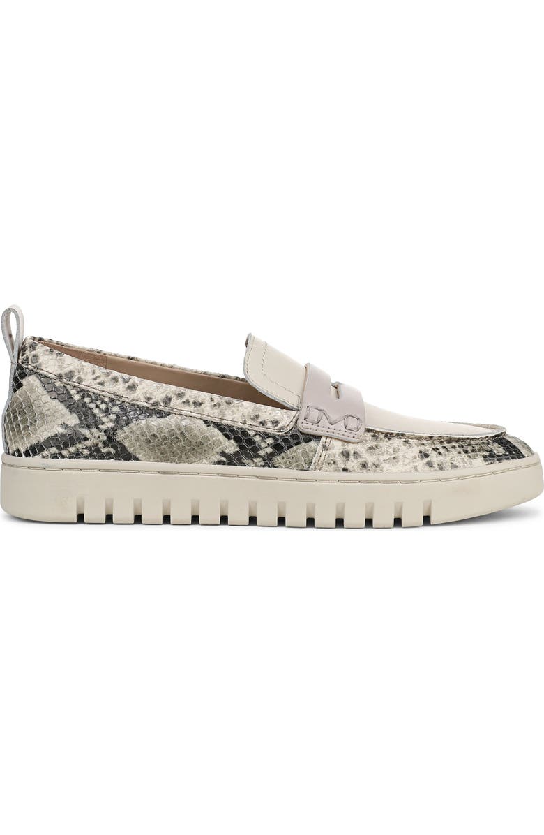 Vionic Uptown Hybrid Penny Loafer, Alternate, color, Cream Snake