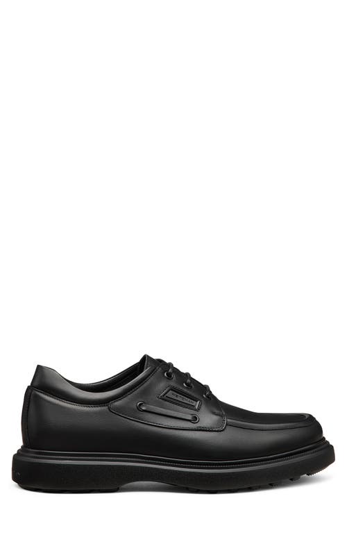 Stuart Weitzman Carlos Moc Toe Derby In Black