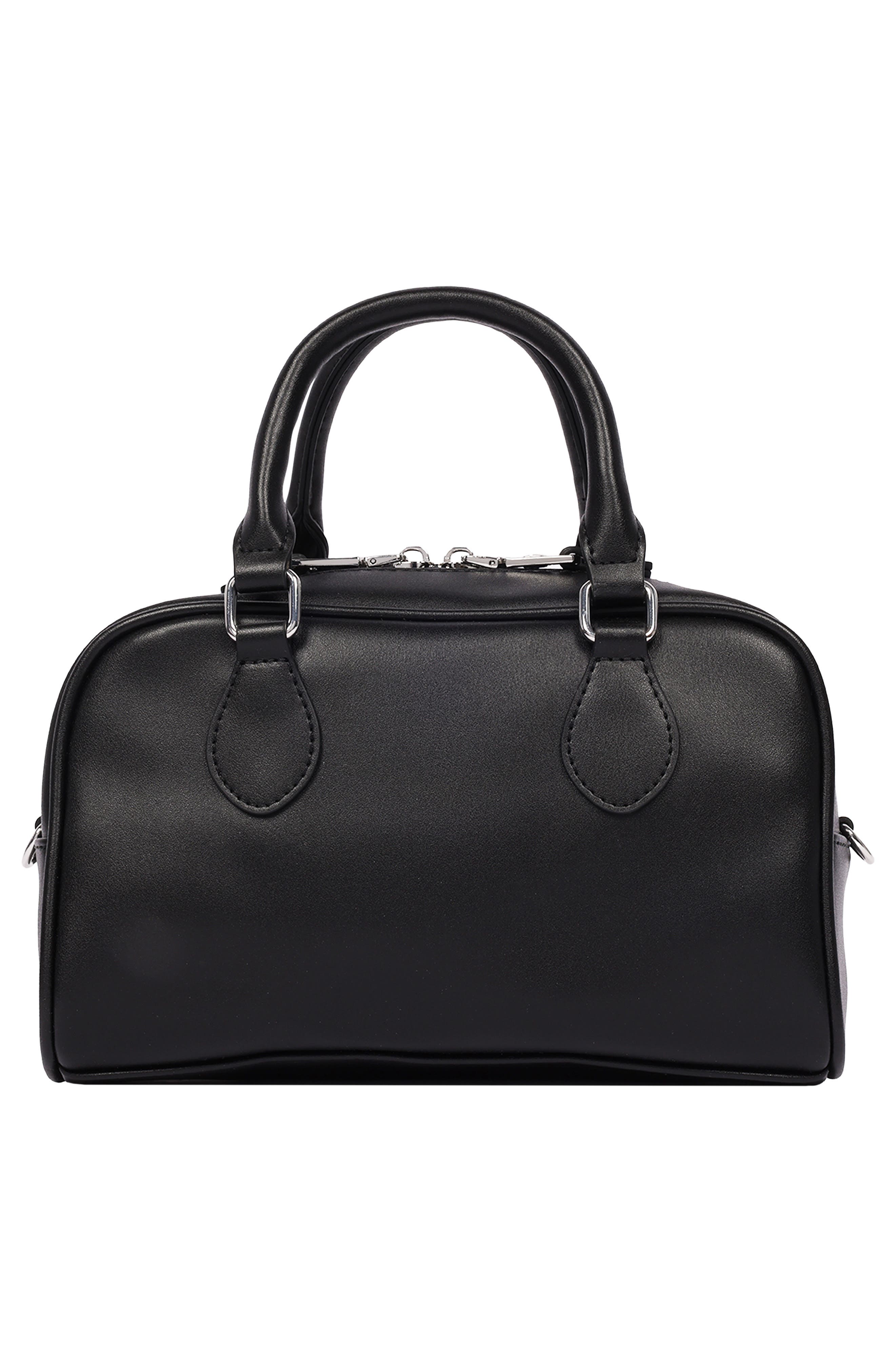 True Religion Bombe Logo Satchel, Alternate, color, 