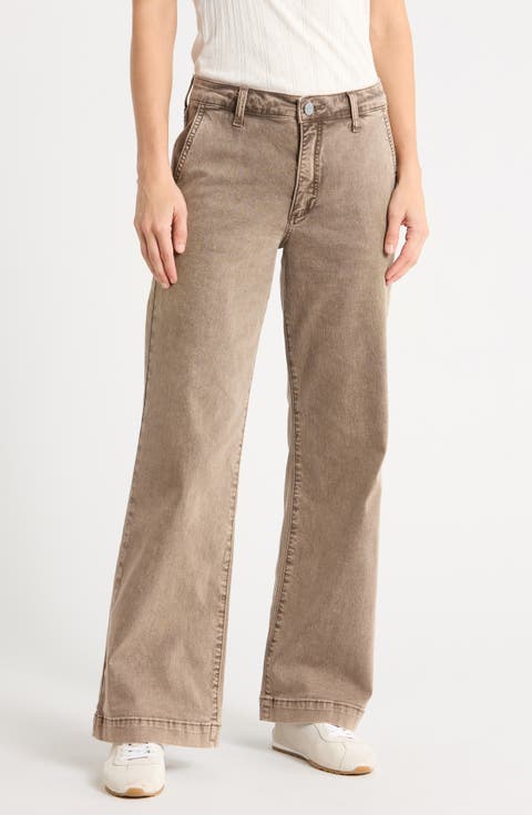 Jo High Waist Ankle Straight Leg Jeans