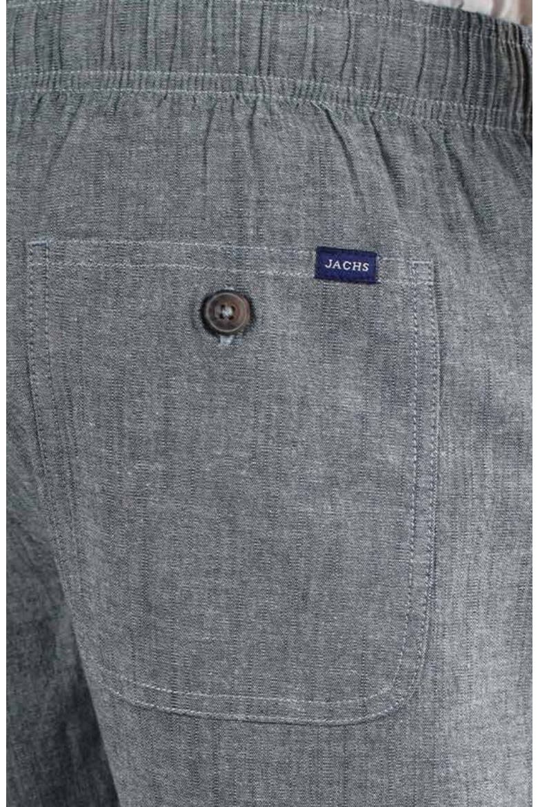 Stretch Chambray Pull-On Shorts, Alternate, color, GREY