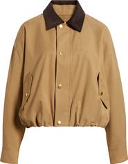 FRAME The Cord Collar Barn Jacket