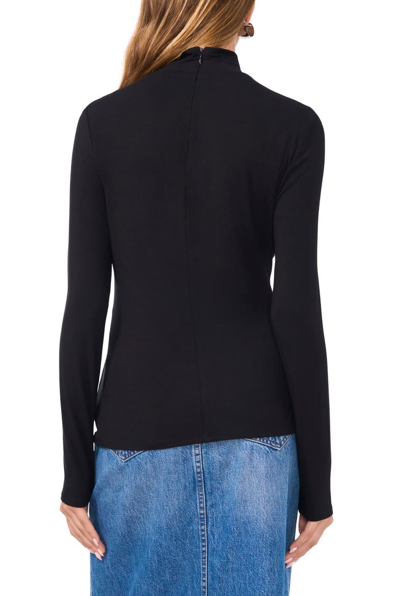 Mock Neck Top, Alternate, color, RICH BLACK