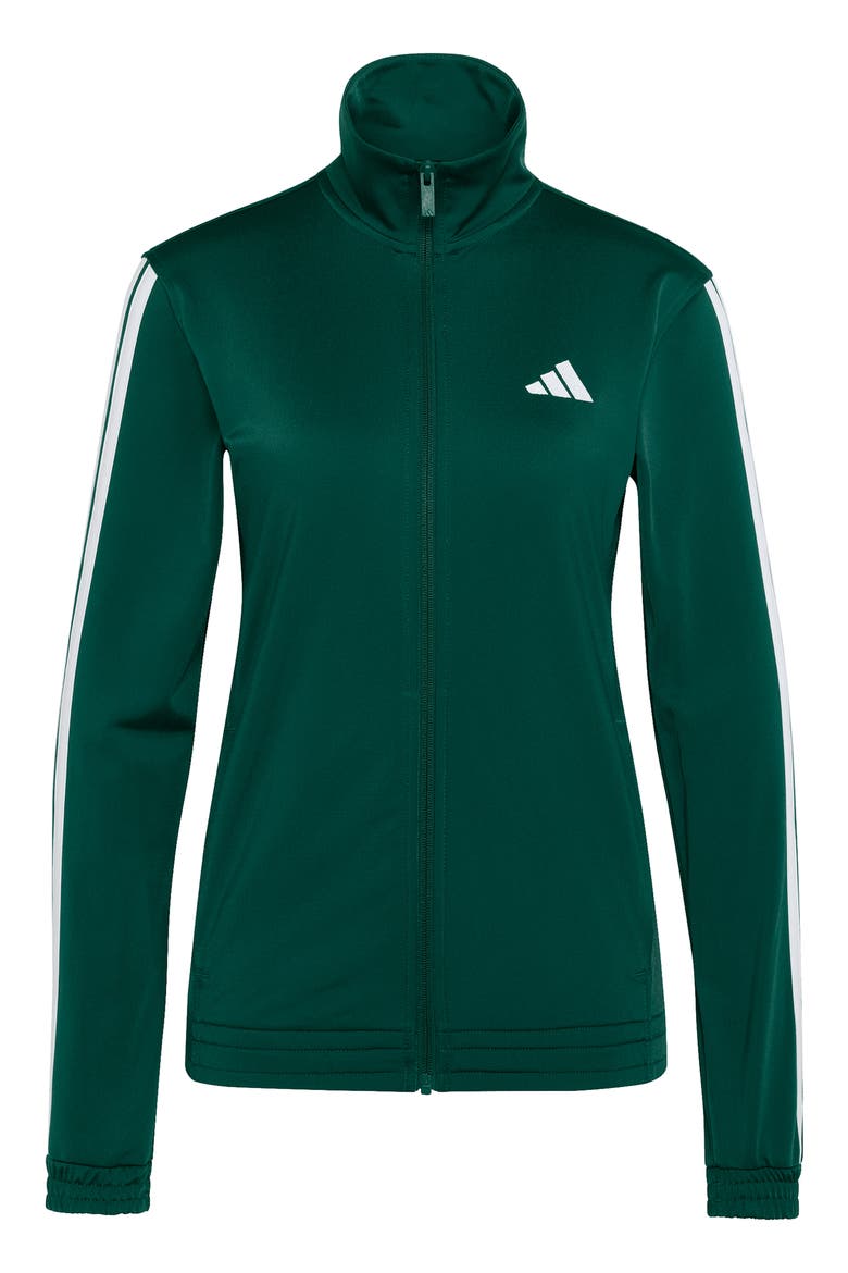 3-Stripes Tricot Track Jacket, Main, color, COLLEGIATE GREEN