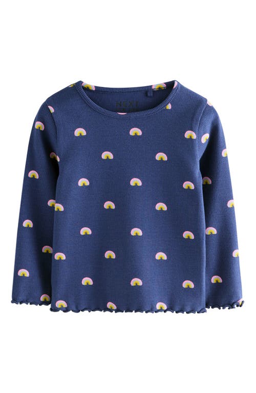 Next Kids' Assorted 5-pack Long Sleeve Rib T-shirts In Multi