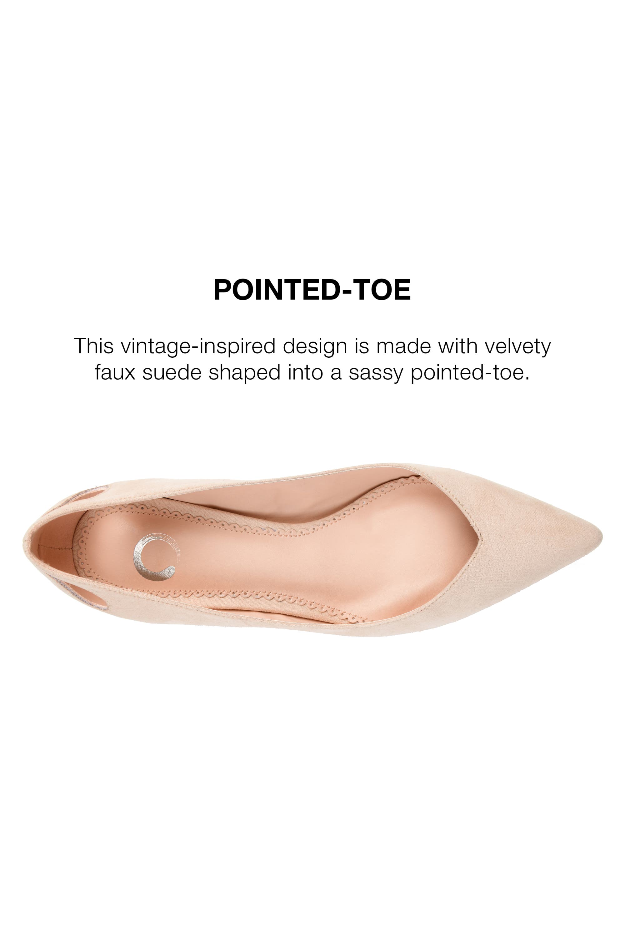 Journee Collection JOURNEE Goldie Kitten Heel Pump, Alternate, color, Nude