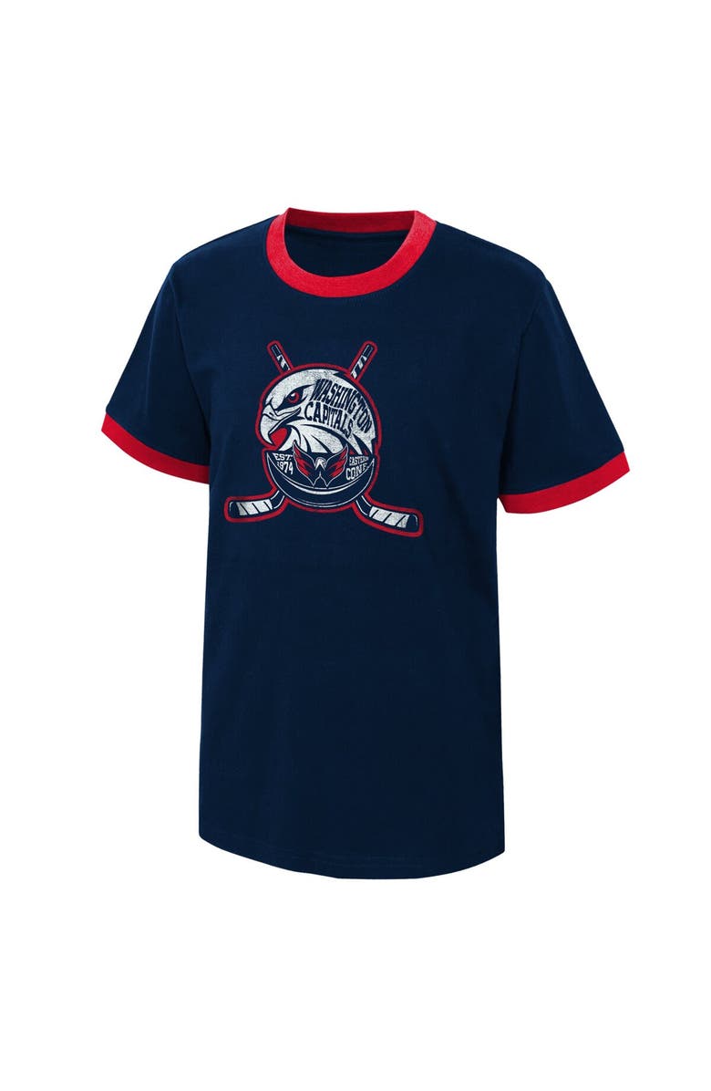 Outerstuff Youth Navy Washington Capitals Ice City T-Shirt, Alternate, color, Navy