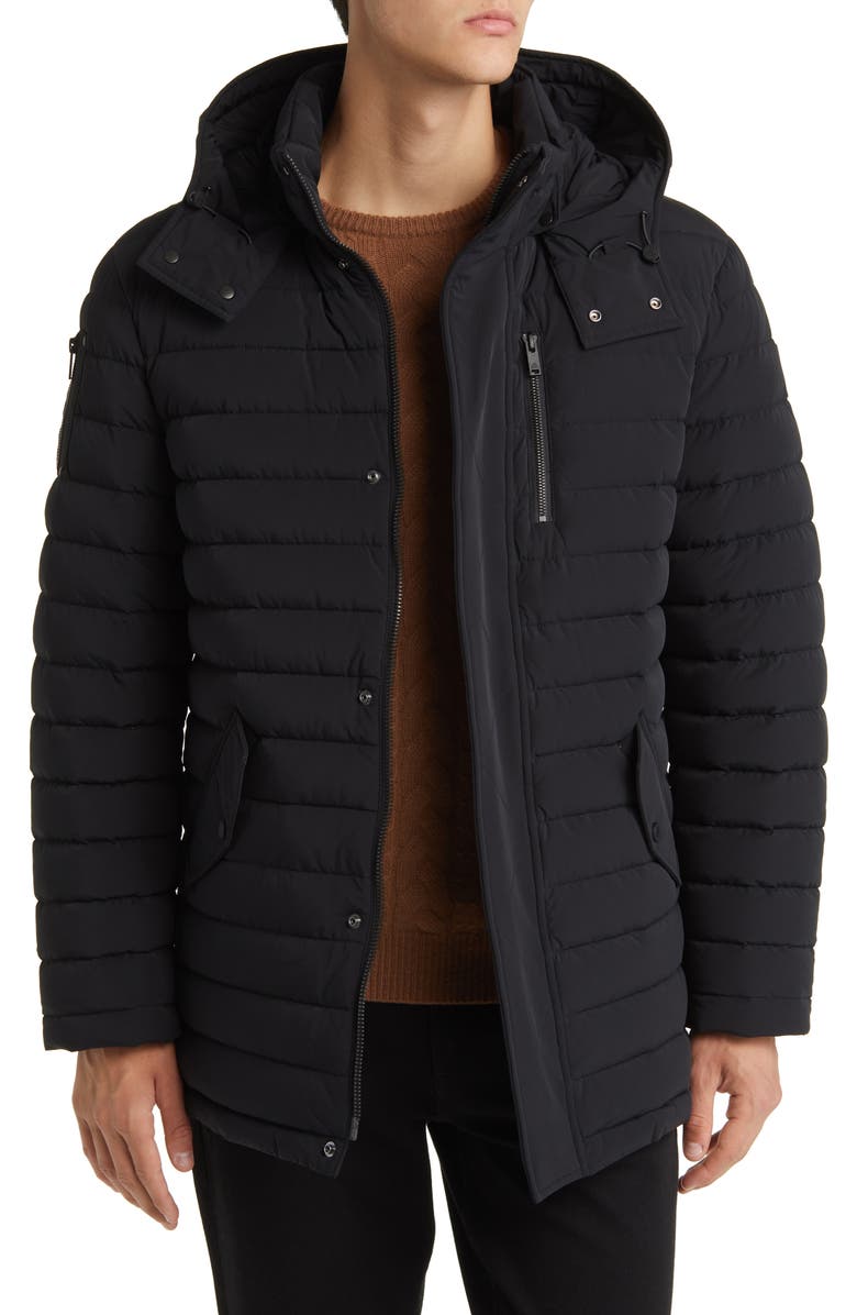 Moose Knuckles Greystone Down Puffer Jacket, Main, color, 