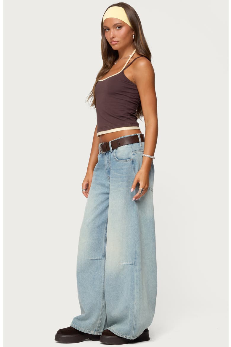 Roya Layered Camisole, Alternate, color, BROWN