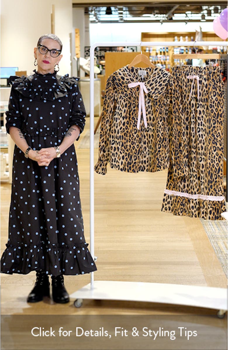 Felice Leopard Print Pajamas, sales video thumbnail