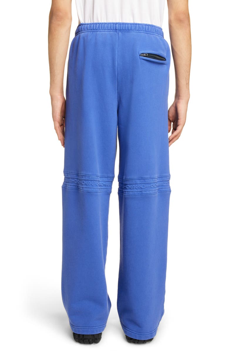 Acne Studios Farmy Chain Embossed Graphic Sweatpants, Alternate, color,