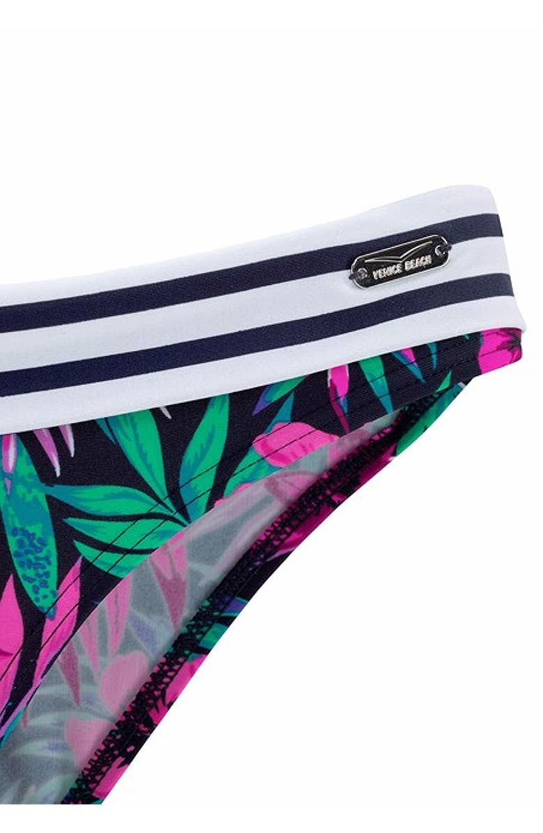 LASCANA Women's Fold Over Bikini Bottom, Alternate, color, Multi Print