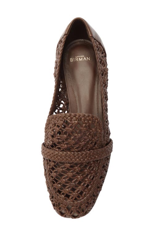 Alexandre Birman Jane Woven Leather Loafers