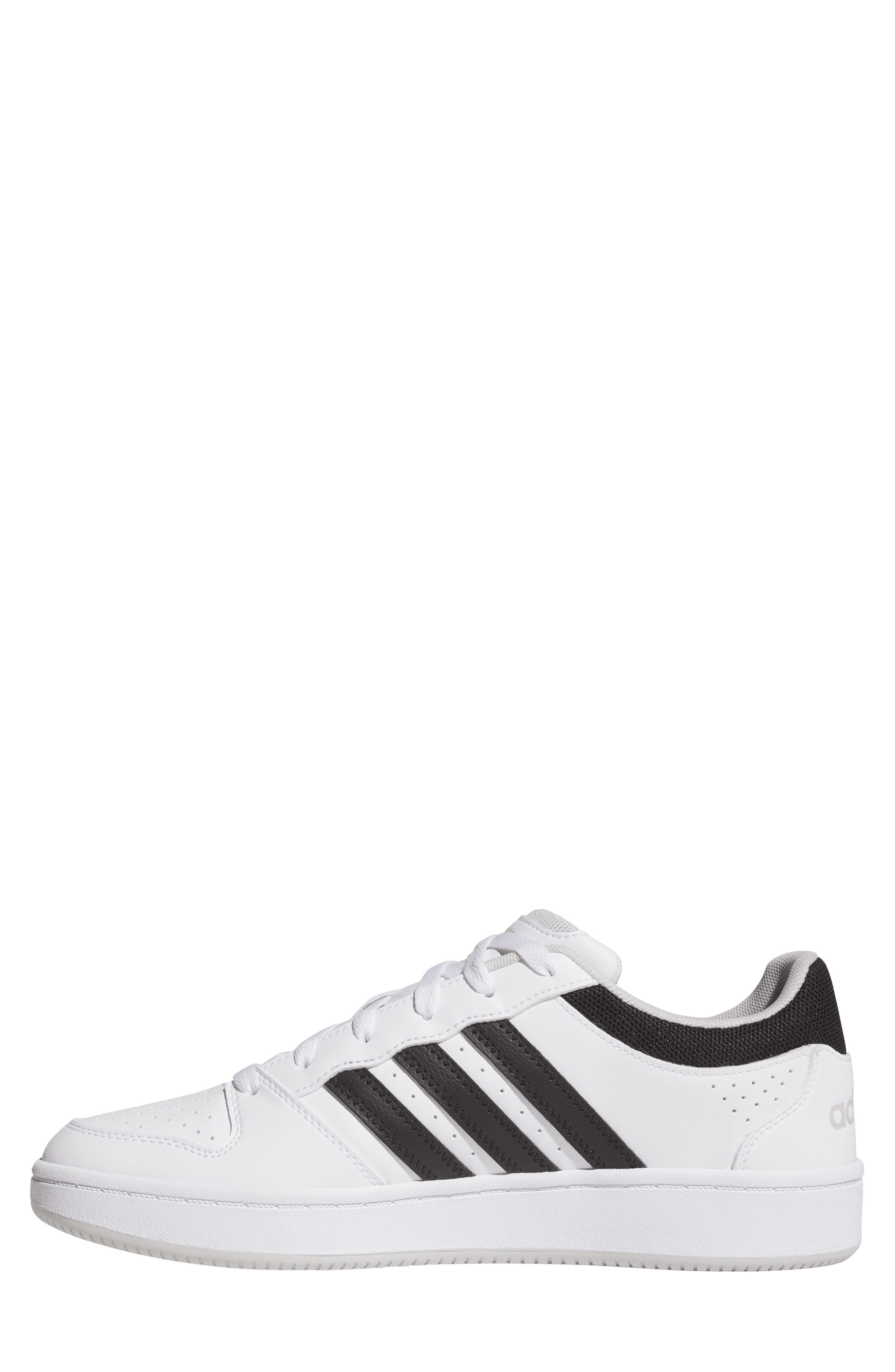 Hoops Classic Sneaker, Alternate, color, WHITE/ BLACK/ GREY