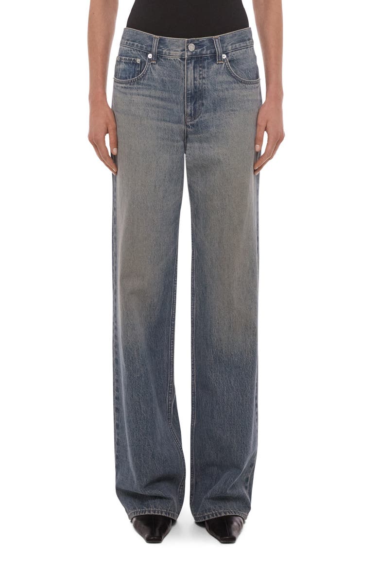 Brooklyn 2 Wide Leg Jeans, Main, color, MEDIUM TINTED BLUE