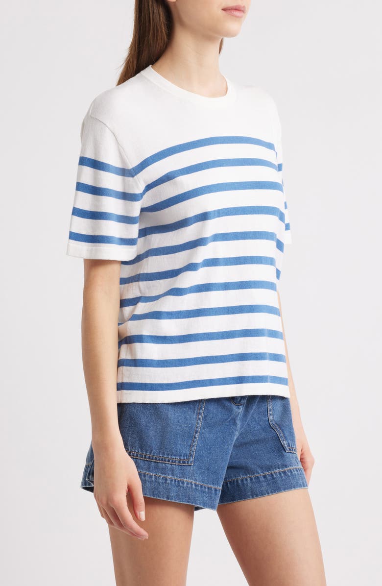 Rails Stripe Cotton & Cashmere T-Shirt, Alternate, color, Sailor Stripe