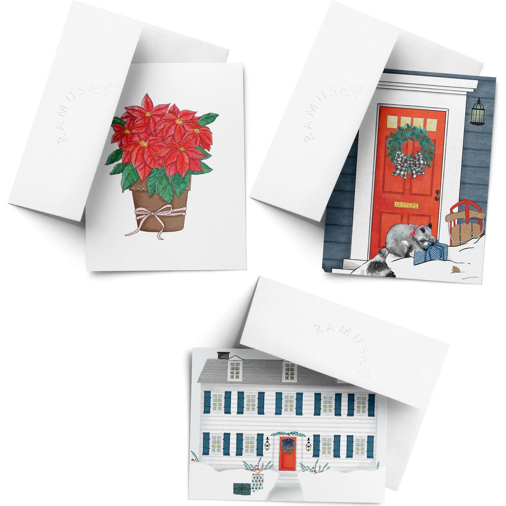 Ramus & Co Poinsettia, Winter Home, Raccoon Gift Winter/Holiday/Christmas Greeting Card Pack Sets in Multi-Pack at Nordstrom Ramus & Co Poinsettia, Winter Home, Raccoon Gift Winter/Holiday/Christmas Greeting Card Pack Sets in Multi-Pack at Nordstrom
