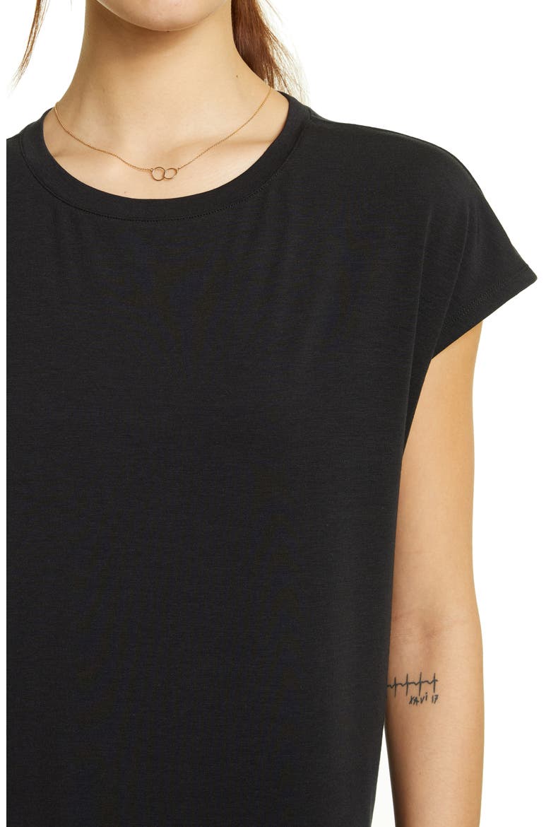Hana Studio T-Shirt, Alternate, color, BLACK