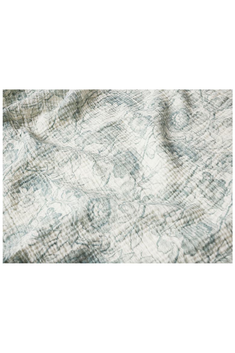 Balboa Print Matelassé Organic Cotton Throw, Alternate, color, UNDYED W/ DEW