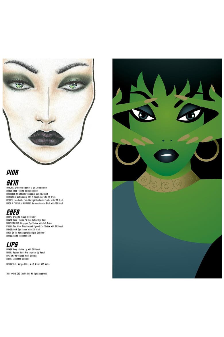 MAC Star Trek Trip the Light Fantastic Powder, Alternate, color, LUNA LUSTER