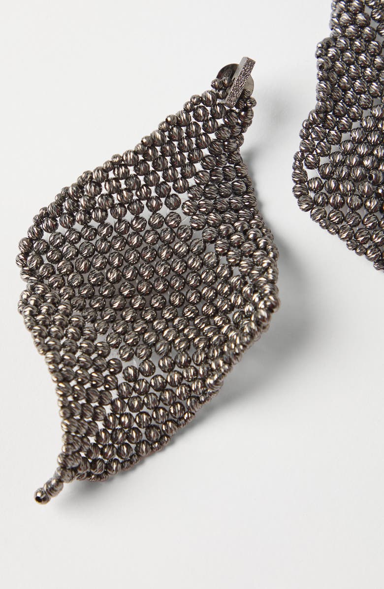 Brunello Cucinelli Sculptured Earrings, Alternate, color, 