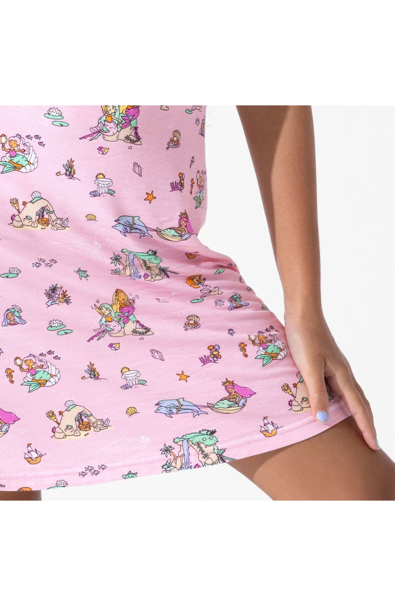 Bellabu Bear Kids' Mermaid Lagoon Short Sleeve Dress, Alternate, color, Mermaid Lagoon