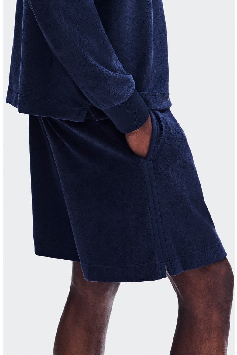 Courtside Terry Shorts, Alternate, color, INKWELL