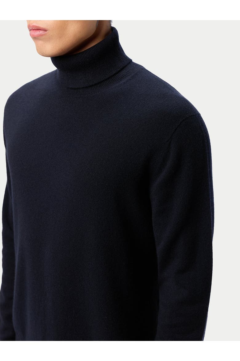 Timeless Turtleneck Cashmere Sweater, Alternate, color, navy blazer