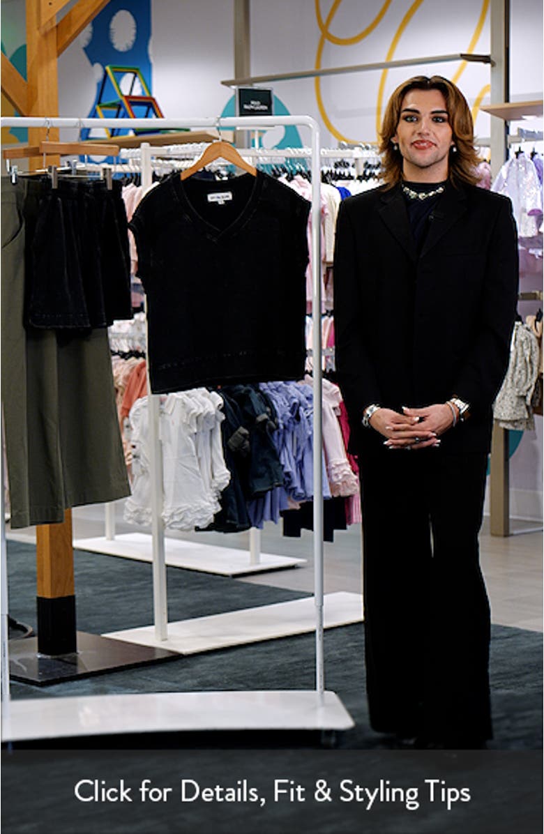 Crochet Detail Muscle Tee, sales video thumbnail