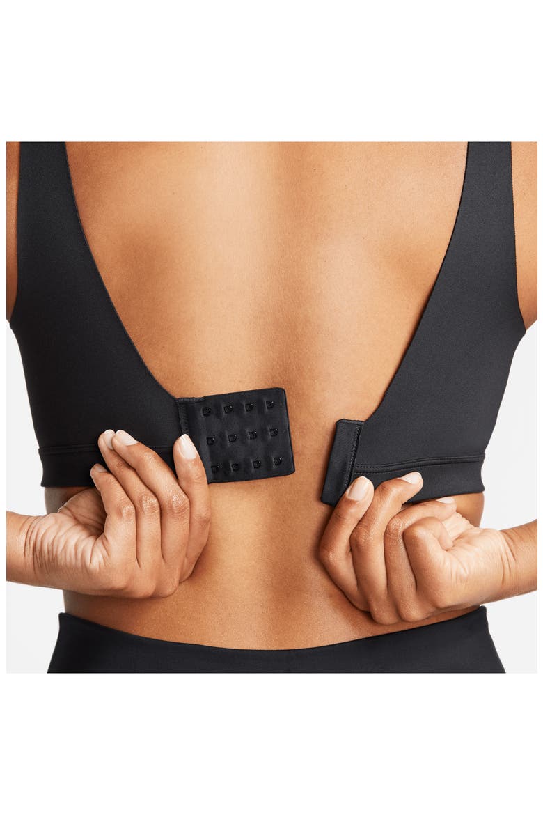 Dri-FIT Alpha Sports Bra, Alternate, color, BLACK/ DARK SMOKE GREY
