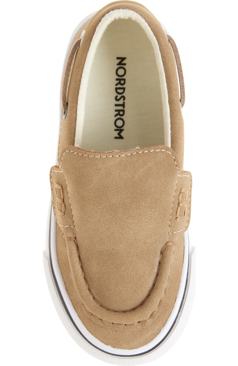 Nordstrom Kids' Richie Boat Shoe, Alternate, color, Tan