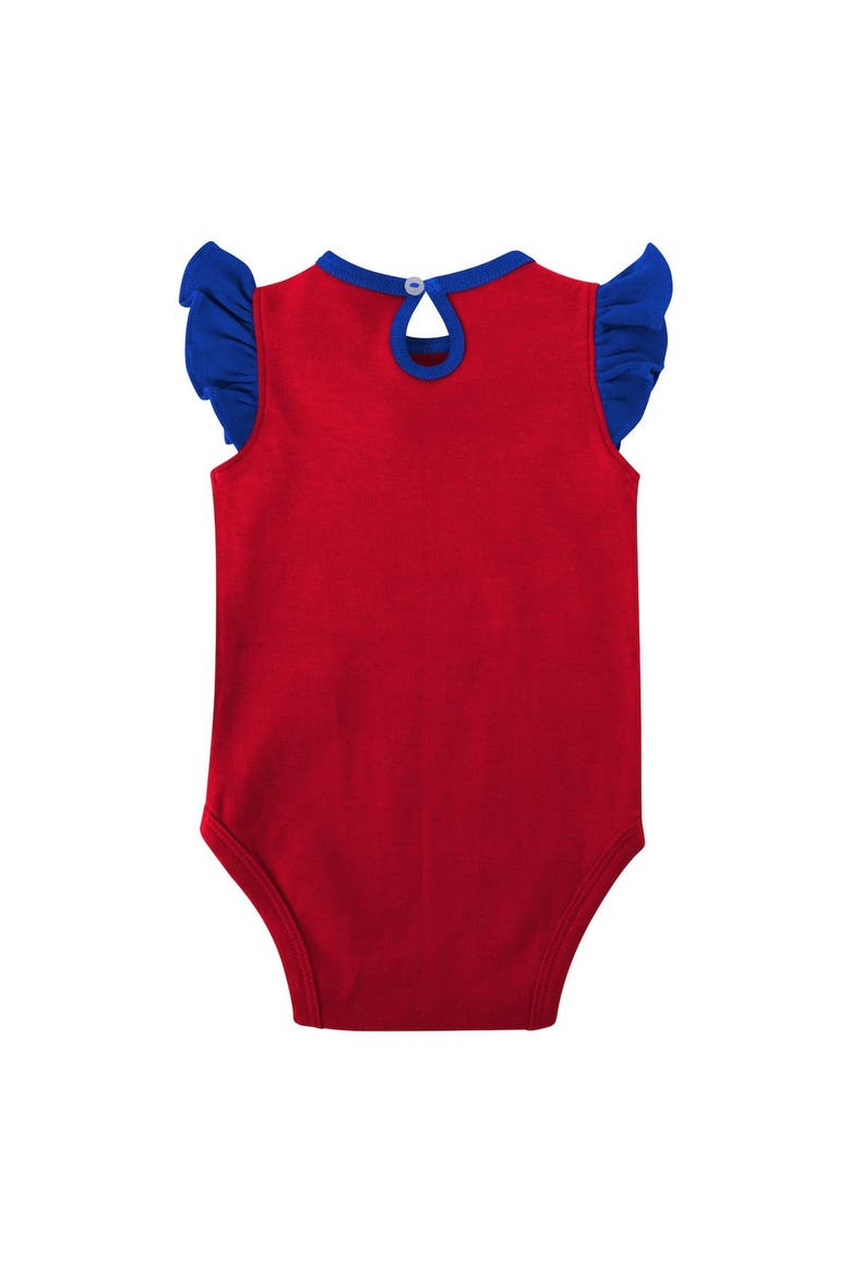 Girls Newborn & Infant Royal/Red Buffalo Bills Spread the Love 2-Pack Bodysuit Set, Alternate, color, Royal