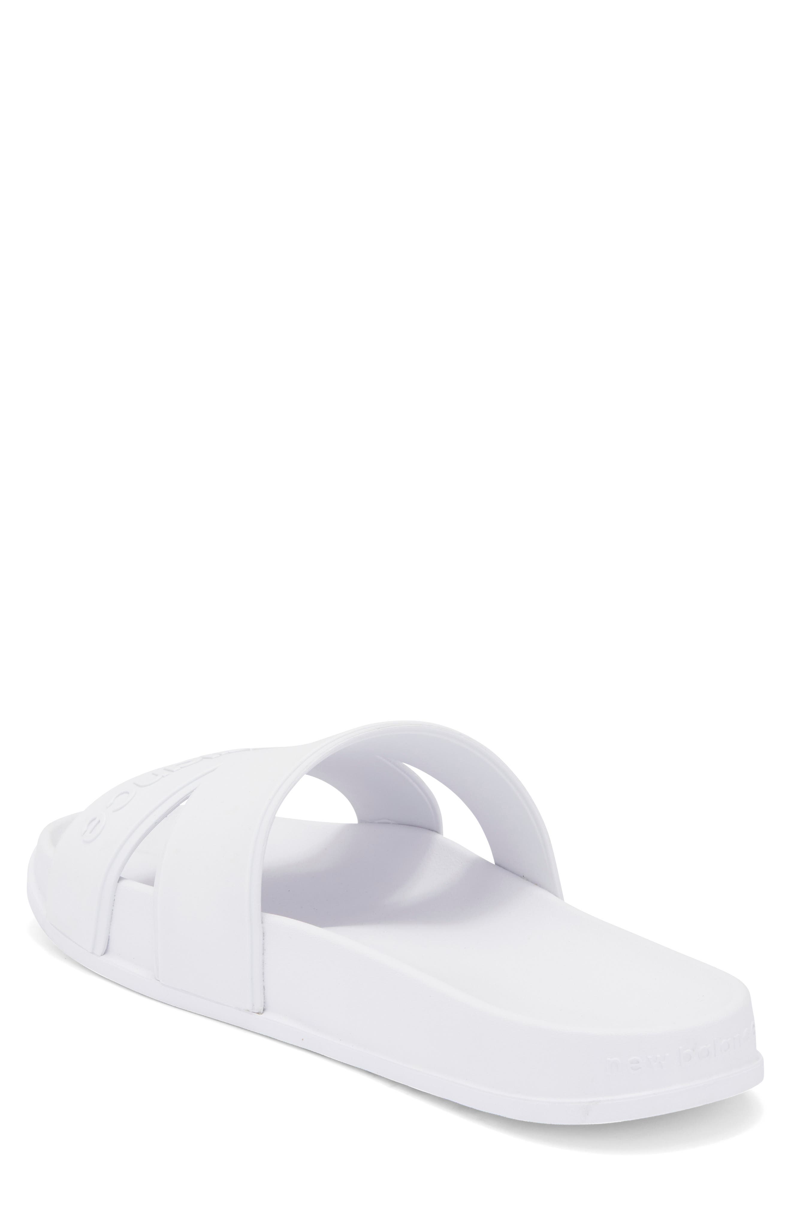 New Balance 20s Slide Sandal, Alternate, color, White