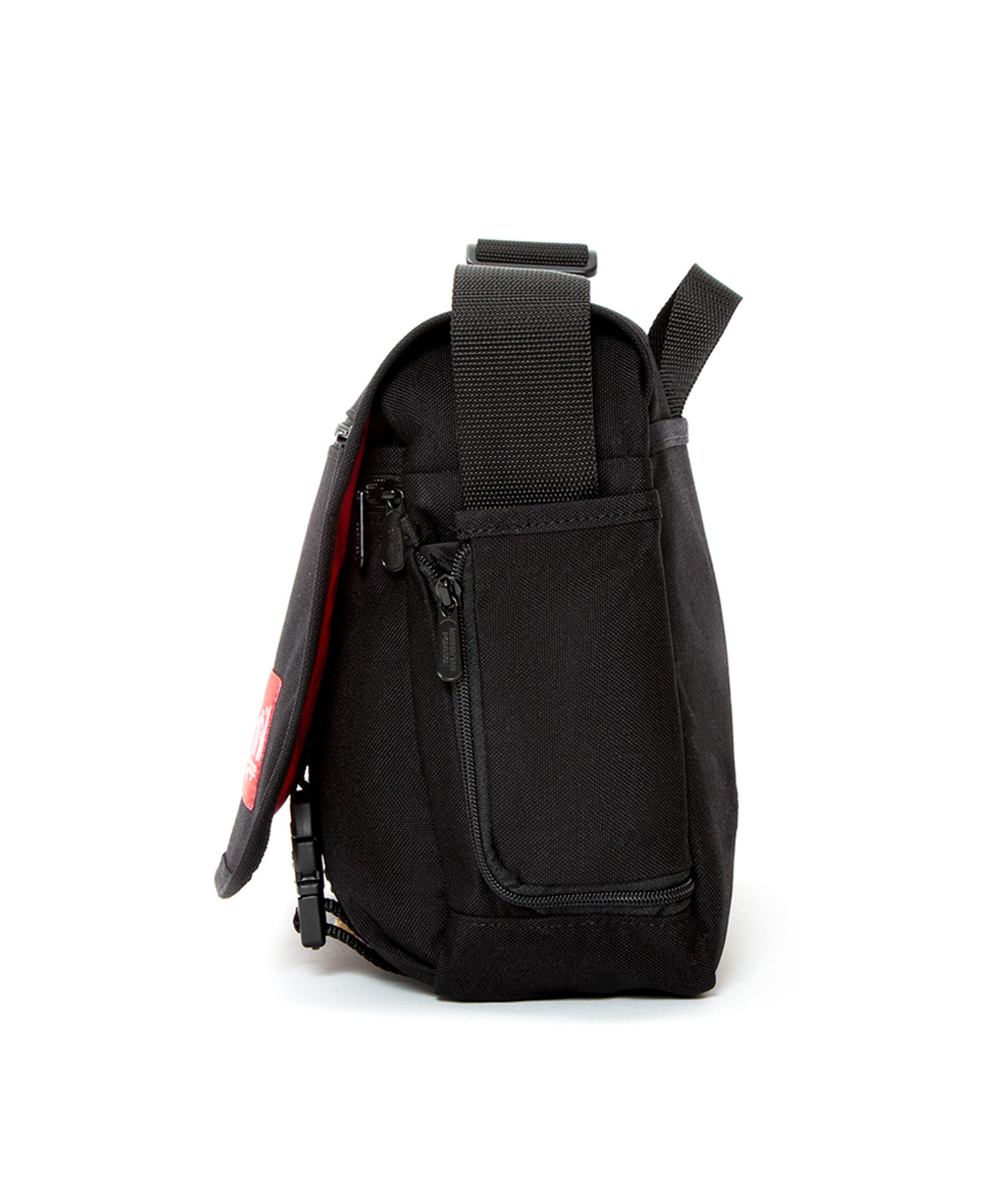 Manhattan Portage Delancey Messenger Bag, Alternate, color, Black