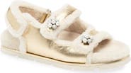 Stuart Weitzman Wynter Genuine Shearling Sandal