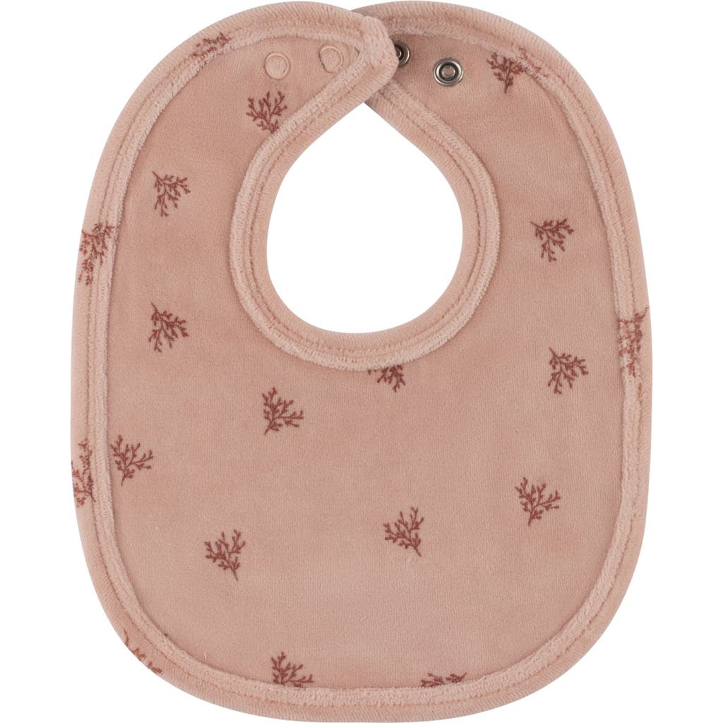 Ely's & Co. Velour Leaf Pattern Collection In Brown