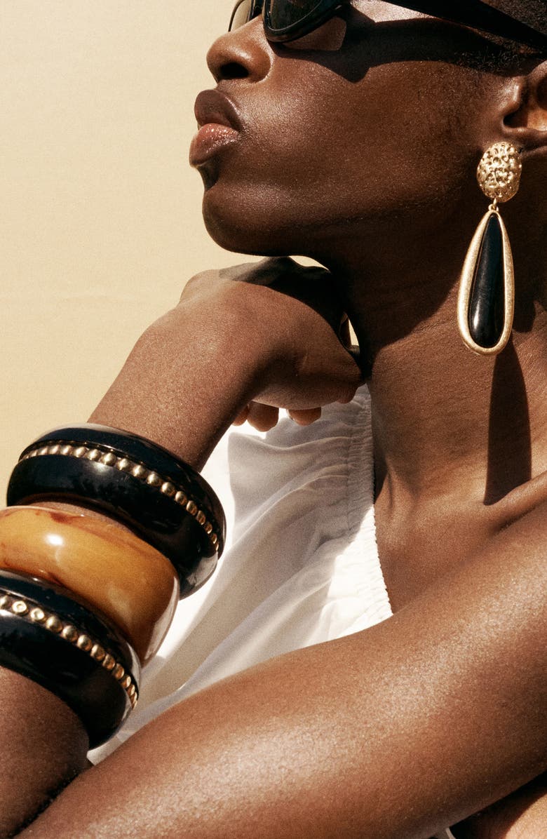 MANGO Resin Pendant Drop Earrings, Alternate, color, 