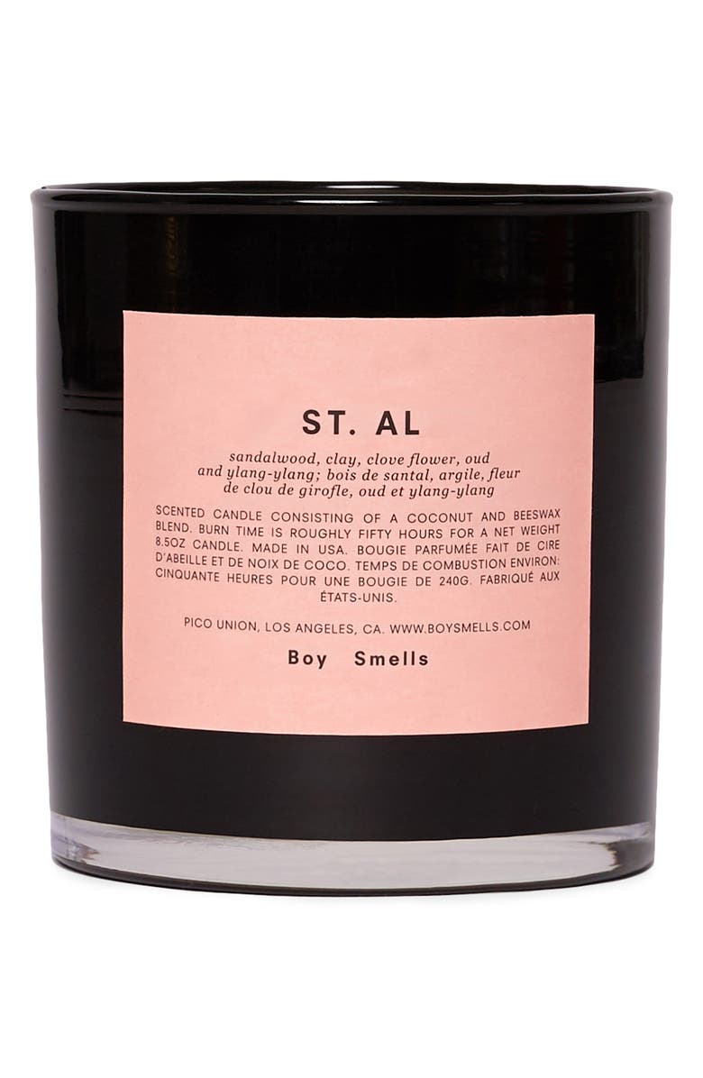 Boy Smells St. Al Scented Candle, Main, color, 