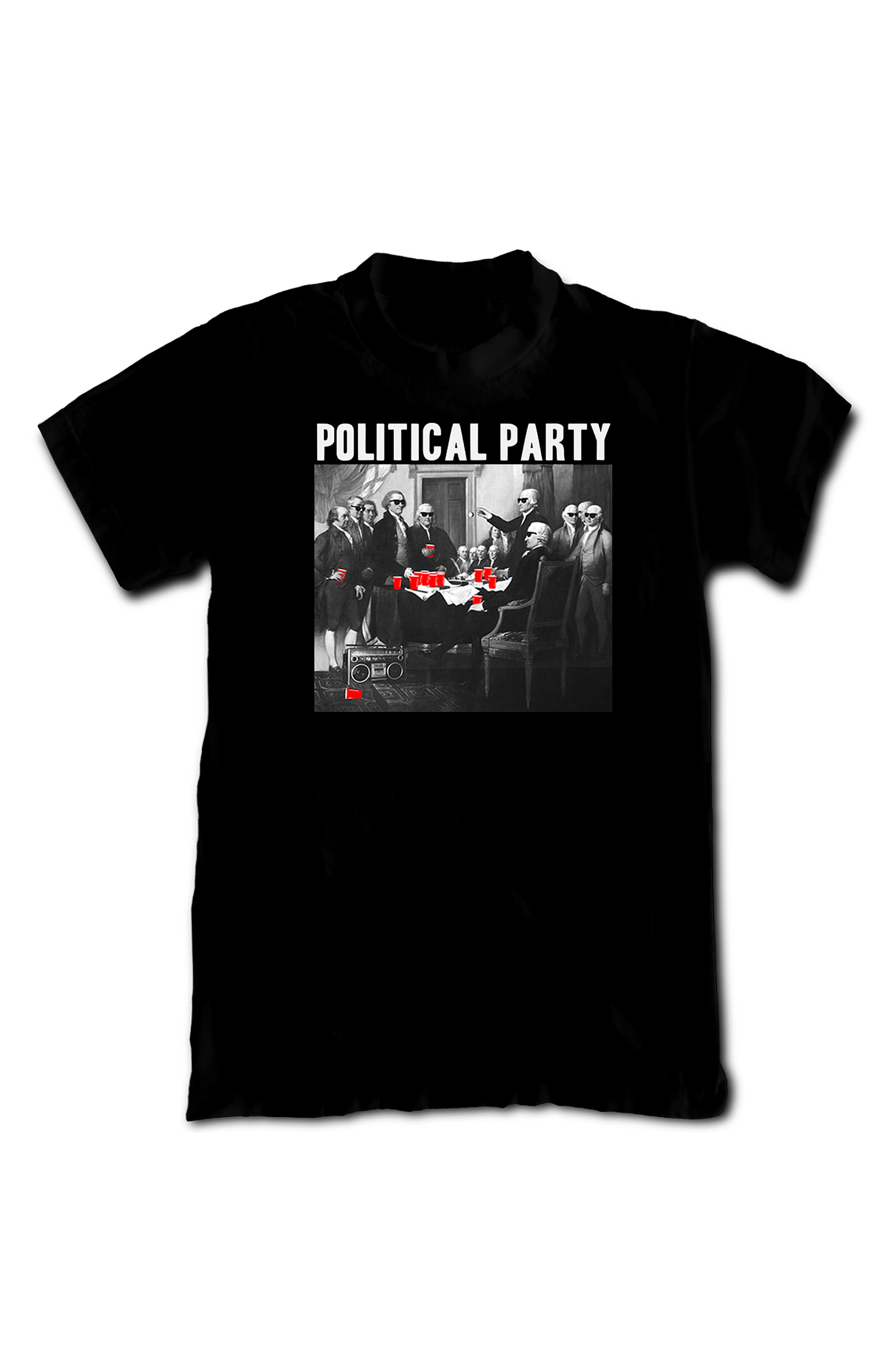 RIOT SOCIETY Political Party Cotton Crew T-Shirt